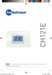 Fantini Cosmi CH121E Installation And User Manual