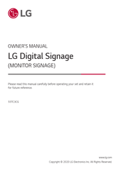 LG 55TC3CG-H.AWH Owner's Manual