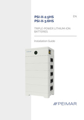 Peimar PSI-X-2.5HS Installation Manual