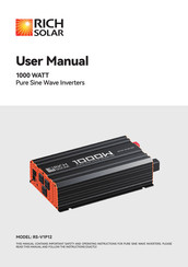 Rich Solar RS-V1P12 User Manual