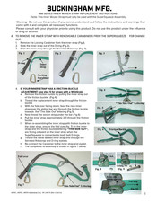 BUCKINGHAM MFG 488 Series Replacement Instructions