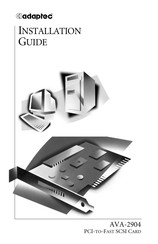 Adaptec AVA-2904 Installation Manual