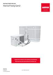 Harvia Frosty Gen2 Instructions Manual