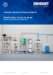 DEHOUST GWtec 140 Original Installation, Operation And Inspection Manual