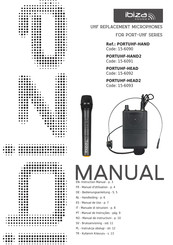 Ibiza sound PORTUHF-HEAD2 Manual