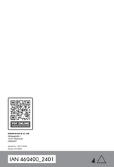 Silvercrest 460400 2401 Operation And Safety Notes