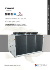 HITESCA EKWXBA 8002.4 Installation, Operation & Maintenance Manual