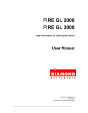 Diamond Multimedia FIRE GL 3000 User Manual