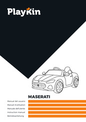 PLAYKIN MASERATI Instruction Manual