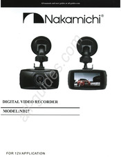 Nakamichi ND27 Manual