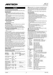Aritech ACC 4 Mounting Instructions