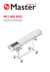 Master MCI 800 MED Instructions For Use And Maintenance Manual
