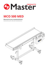 Master MCO 500 MED Instructions For Use And Maintenance Manual