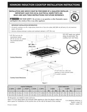 Kenmore Elite 79043920001 Installation Instructions Manual
