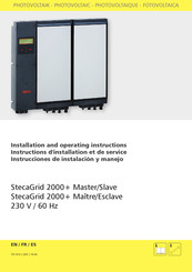 Steca StecaGrid 2000+ Master-M Installation And Operating Instructions Manual