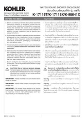 Kohler NATEO K-17116T Installation And Care Manual