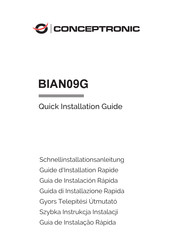 Conceptronic BIAN09G Quick Installation Manual