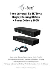 i-tec CA5MONITORDOCKPD User Manual