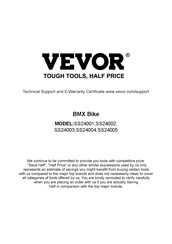 VEVOR SS24005 Manual