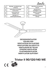 CasaFan Tristar II 140 WE Mounting And Operating Manual