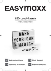 easymaxx 00954 Operating Instructions Manual