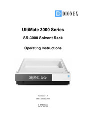 Dionex UltiMate SR-3000 Operating Instructions Manual