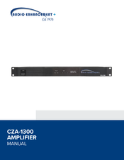 Audio enhancement CZA-1300 Manual