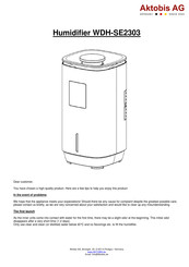 Aktobis AG WDH-SE2303 Manual