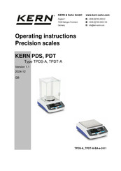 KERN PDT 6000-2 Operating Instructions Manual