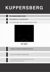 Kuppersberg ICI 625 Technical Passport