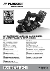 Parkside Performance 458752 2401 Original Instructions Manual