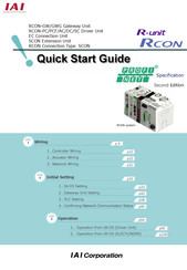IAI RCON-SC Quick Start Manual