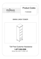 Pegasus BIMINI F10AE0028A Manual