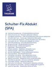 Thuasne Schulter-Fix Abdukt Instructions For Use Manual