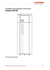 ACCUBEL OCHSNER Europa 303 DK Installation And Operating Instructions Manual