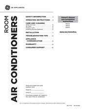 GE AEC12AVH1 Owner's Manual And Installation Instructions