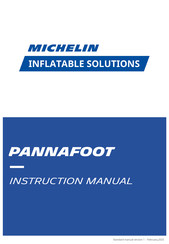 Michelin PANNAFOOT Instruction Manual