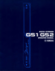 Yamaha GS1 Operating Manual