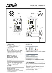 Radiomaster XR3 User Manual