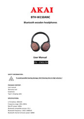 Akai BTH-W150ANC User Manual