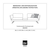 BW HEAVEN BW-171-3002 Operating & Assembly Instructions
