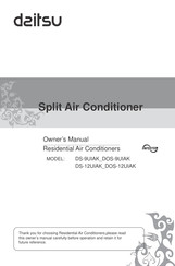 Daitsu DS-9UIAK Owner's Manual