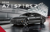 Audi S7 2016 Quick Questions And Answers