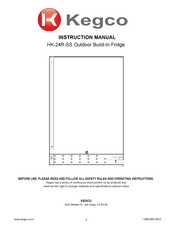 Kegco HK-24R-SS Instruction Manual