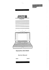 Zenith Data Systems MastersPort 286 Service Manual