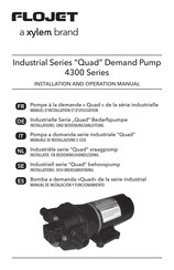 Xylem FLOJET 4300 Series Installation And Operation Manual
