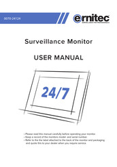 ERNITEC 0070-24124-2 User Manual