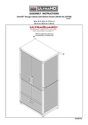 Seville Classics UltraHD 16259B Assembly Instructions Manual