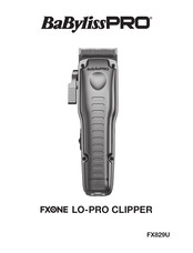 BaByliss PRO FXONE LO-PRO Manual