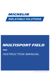 Michelin MULTISPORT FIELD Instruction Manual